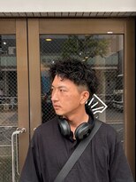 スウェル 押上店(Swell)&nbsp;無造作パーマで魅せる大人メンズスタイル