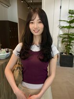 リノバイホヌア(Lino by hoNua.)&nbsp;秋にむけて♪大人レイヤーカット×うる艶暗めカラー