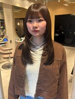 ソラス 緑地公園店(SOLAS)&nbsp;ブリーチなしダブルカラー/ミディアムヘア/レイヤーカット