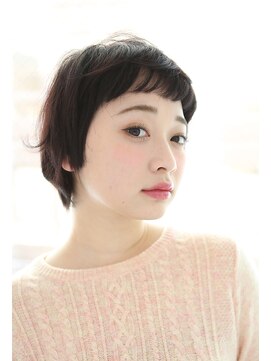 サロンドミルク 原宿(salon de MiLK) 【salon de MiLK原宿】大人かわいい短めバングショートボブ