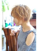クールでかっこいいザックリモードショート【BELL用賀/桜新町】