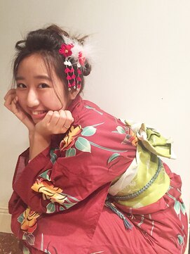 アイルビーヘア(I'll b hair) 【下北沢*I'll b hair*】浴衣着付け&後れ毛ルーズアレンジ