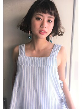 リマ(RIMA) 【RIMA】 外国人風☆クラシカルな切りっぱなしボブ