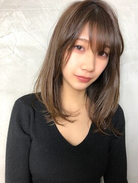 ヘアメイクスタジオ アビール 調布(abi‐ru) 大人カワイイ×ミルキーベージュ