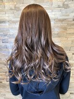 デュアリテ(dualite)&nbsp;『 フェミニンロング × ピンクゴールド 』 巻き髪スタイル☆