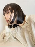 つるんとした質感のボブ【Luxe 高橋あや】