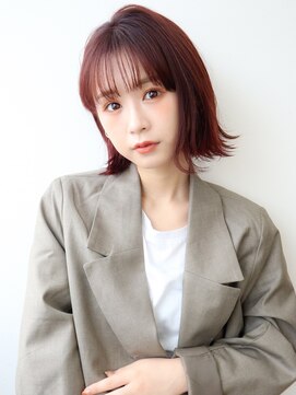 サンク ヘア アンド スパ パルシェ店(CINQ hair&spa) 《CINQ》勝見　切りっぱなしボブスタイル♪