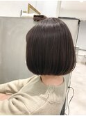 ★コンパクト★ミニボブ★ラベンダーベージュ★
