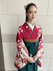 成人式や卒業式におすすめ！和装ヘアアレンジ02