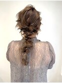 編みおろしhair