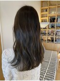 ゆるふわロング×グレージュカラー