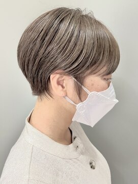 ジエクト 本店(The Ect) ブリーチなしダブルカラー×アースカラー×くびれショート