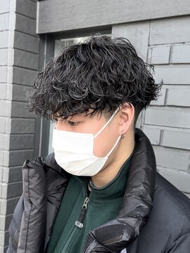 アビー(ABEY) 波巻きスパイラルパーマショートマッシュ