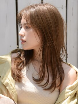 ロアー ヘアー マックイーン 流山おおたかの森店(RAWR hair McQueen) 【RAWR】オレンジブラウン_イエベ_ストレート