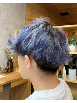 メルト(MELT) ダブルカラー濃いめブルーカラー