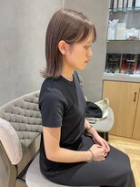 ジアン バイ ミルボン NU茶屋町+(GIEN by milbon) 外ハネボブ/アッシュベージュ/透明感/10代20代30代40代50代