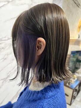 ティンク 札幌駅前店(Tink) イヤリング ラベンダーグレー【成田亜優】