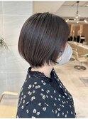 大人ショートボブ/艶髪