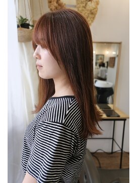 ムク(Muku) ブリーチなしのオレンジベージュ