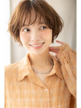 カバーヘア ブリス 大宮西口(COVER HAIR bliss) 小顔補正カットひし形ショートマッシュパーマZ大宮20代30代