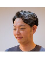 ジェントル(GENTLE) 働く男の毛流れヘア コームオーバーヘア/リバースパーマ