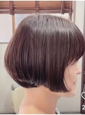 アシンメトリーショートボブ