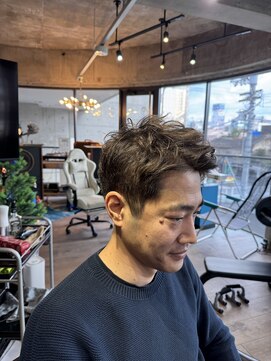 キャラクター(character) メンズ外国人風パーマカラー