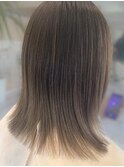 シークレットハイライトで立体感ストレート/30代/40代/50代
