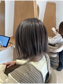 【ケアブリーチでつくる!!ホワイトグレージュ♪】