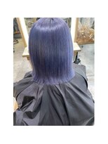 オレロ 国立(olelo)&nbsp;暗めカラー/グランマッシュ/デザインカラー/フェザーパーマ/国立