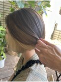 【hair salon W】インナーカラーボブ