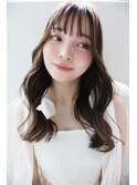 ナチュラルブラウン×韓国風ヘア