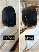 ケンジ 平塚ラスカ店(KENJE)&nbsp;外はねショートボブ