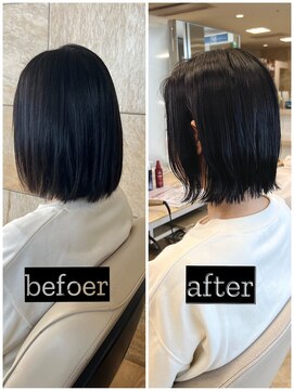 ケンジ 平塚ラスカ店(KENJE) 外はねショートボブ