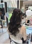 ハーフツイン◎お呼ばれヘア