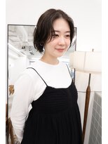 シカ(sica) ボブにパーマ！？柔らかいボブスタイル