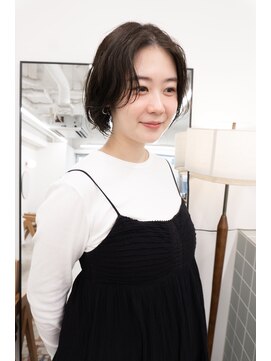 シカ(sica) ボブにパーマ！？柔らかいボブスタイル