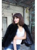 イメチェン/ホワイトブロンド/外ハネボブ/美髪/RrSALON北岡崎