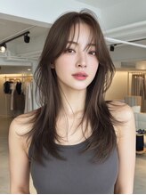 耳掛けもこなれ感が出るレイヤーが可愛い◎