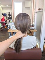 ヘアークリエイト マァーノ(Hair create mano)&nbsp;白髪ぼかし×オリーブグレージュ