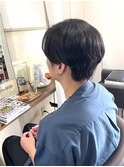 【見附　今町】部分ストレート　骨格修正カット　似合わせ