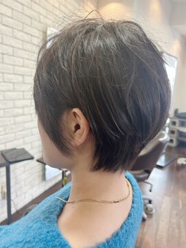  スッキリくびれショートボブ/HIDE