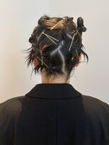 ビファインクーアヴェダ(Be fine coo AVEDA)&nbsp;ボブアレンジ 結婚式参列ヘア 卒業式ヘア,成人式ヘア