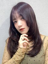 ベル サウス(BHEL south)&nbsp;＊ロングレイヤーチェリーピンク顔周りカット