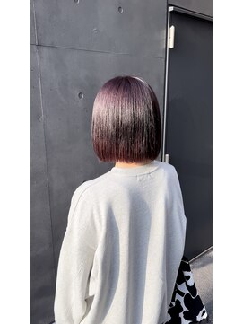 ヘアーナチュレ ラ フルール(HAIR NATURE La Fleur) ☆パープル×ボブ☆