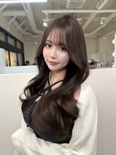 ケア 神戸(CARE)&nbsp;韓国ヘア/レイヤーカット/ショコラグレージュ/顔周りカット