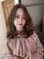 エトワ 中央店(etoi)&nbsp;大分ハッシュカット胸上鎖骨下ミディアムレイヤースタイルかるめ