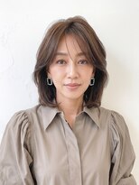 カバーヘア ブリス 戸田公園西口店(COVER HAIR bliss)&nbsp;40代50代◎ハイライト白髪ぼかしふんわり大人ボブｐ戸田公園