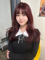 ジュール 池袋(Joule)&nbsp;ツヤ感たっぷり♪ボルドーカラーで大人可愛い垢抜けヘア◎