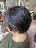 ショートボブ　マッシュボブ　ボブスタイル　大人かわいい
